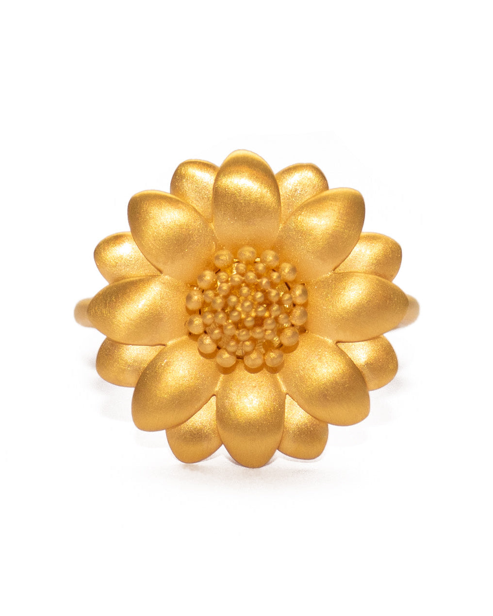 Golden Sunflower Ring