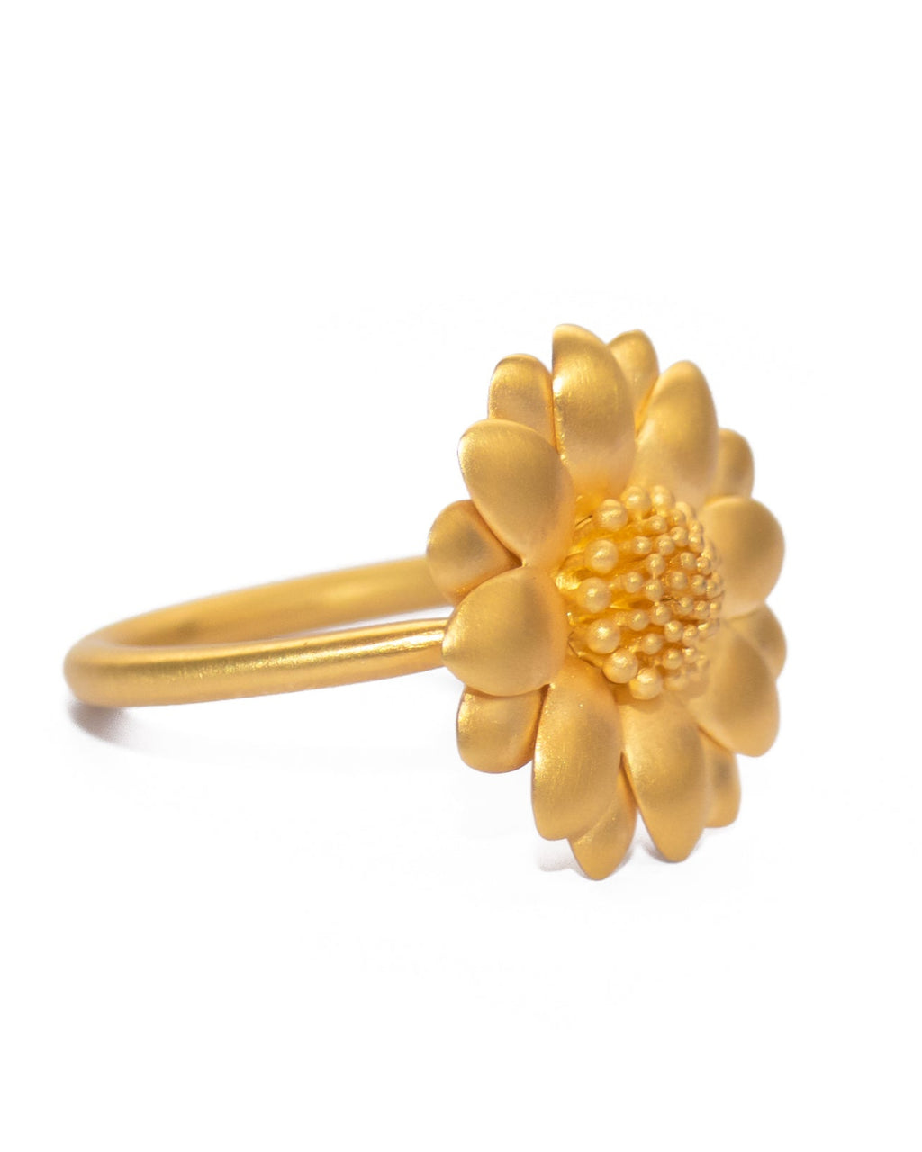 Golden Sunflower Ring