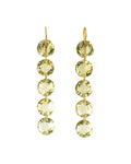 Lemon Quartz Rivieres Earrings