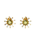 Lemon Quartz and Moonstone Lana T. Earrings