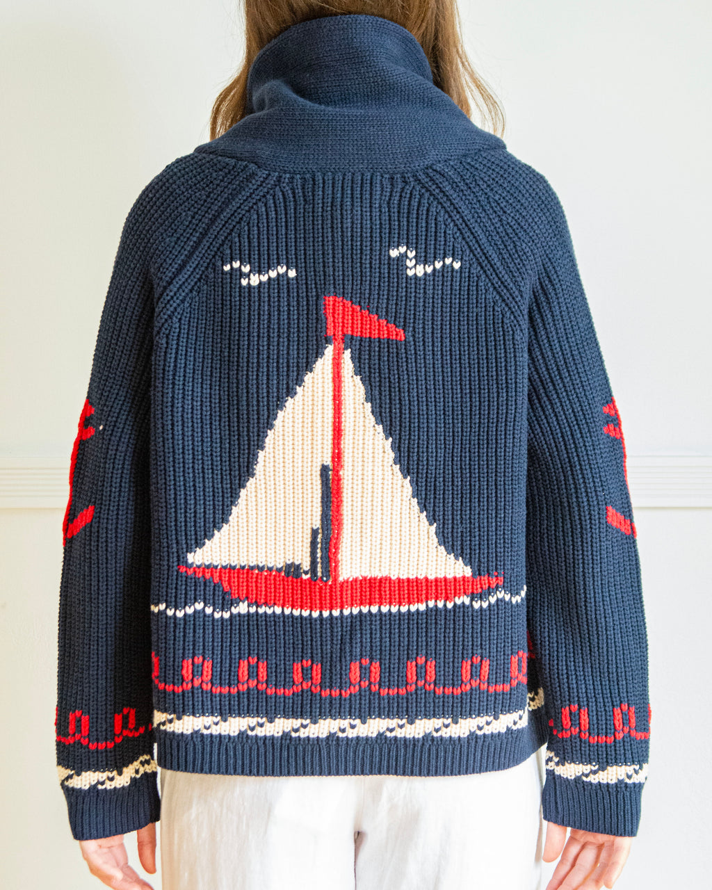 Sailboat Cardigan